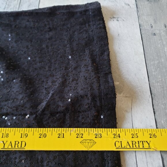 Cha Cha Vente Black Sequin Short Sleeve Tee-Shirt - Size XL - Picture 4 of 5